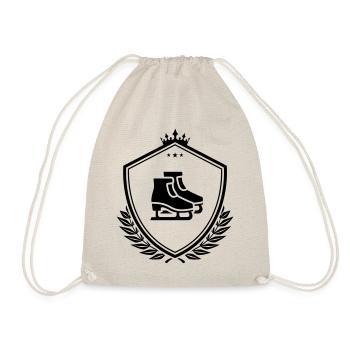 Inliner skates wappen - Turnbeutel - Natur - Vorne
