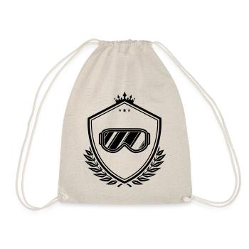 Skibrille wappen - Turnbeutel - Natur - Vorne