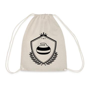 Curling crest - Drawstring Bag - nature - Front