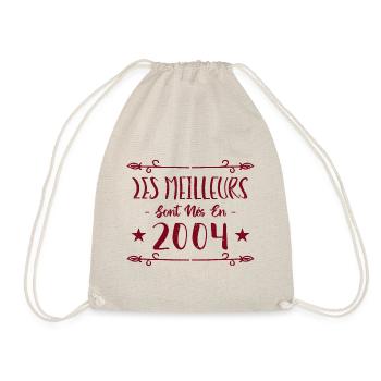 Les meilleurs sont nés en 2004 - Sac de sport léger - nature - Devant