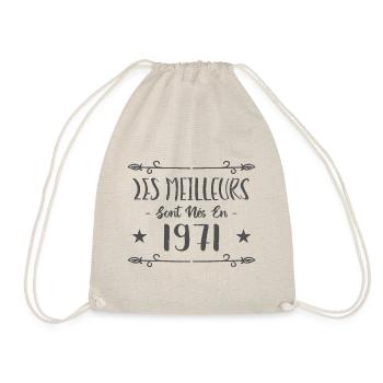 Les meilleurs sont nés en 1971 - Sac de sport léger - nature - Devant