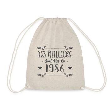 Les meilleurs sont nés en 1986 - Sac de sport léger - nature - Devant