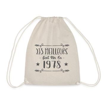 Les meilleurs sont nés en 1978 - Sac de sport léger - nature - Devant