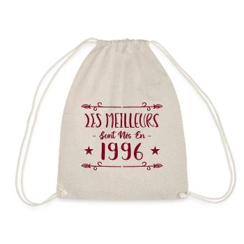 Les meilleurs sont nés en 1996 - Sac de sport léger - nature - Devant