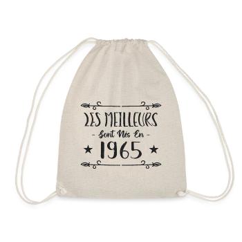 Les meilleurs sont nés en 1965 - Sac de sport léger - nature - Devant