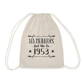 Les meilleurs sont nés en 1953 - Sac de sport léger - nature - Devant