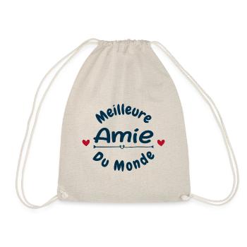 Meilleure Amie du Monde - Sac de sport léger - nature - Devant