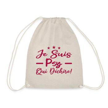 je suis psy qui déchire - Sac de sport léger - nature - Devant