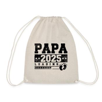 Papa 2025 loading - Turnbeutel - Natur - Vorne