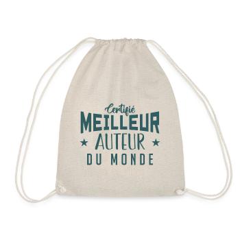 Certifié le meilleur Auteur du monde - Sac de sport léger - nature - Devant