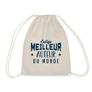 Certifié le meilleur Auteur du monde - Sac de sport léger - nature - Devant