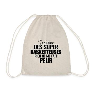 Entraineur Basketball Cadeau Coach Basketball - Sac de sport léger - nature - Devant