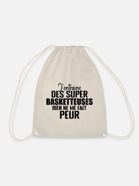Entraineur Basketball Cadeau Coach Basketball - Sac de sport léger - nature