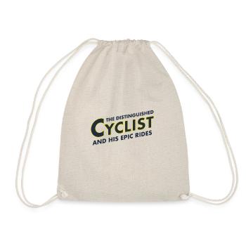Lustiges Rennrad T-Shirt Endurance Carbon Fahrrad - Turnbeutel - Natur - Vorne