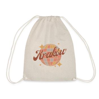 Kraków Krakow Krakow Poland Retro Vintage Design - Drawstring Bag - nature - Front