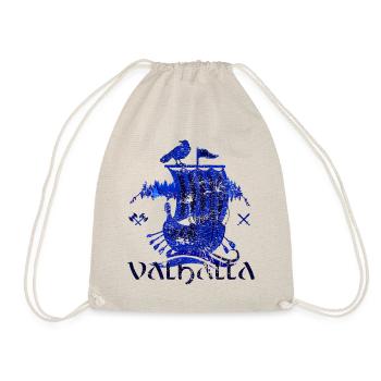 Valhalla Viking Vikings Bjoern Iron Side - Drawstring Bag - nature - Front