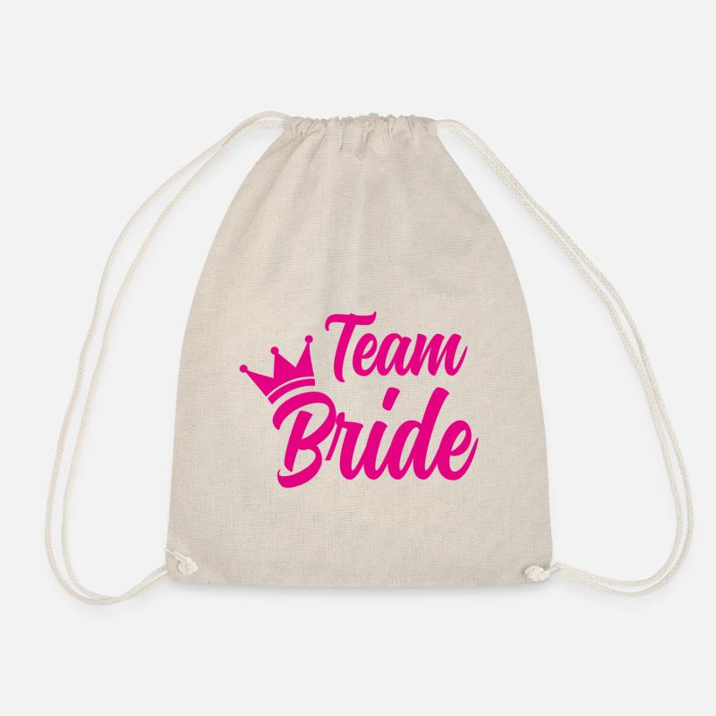 Team Bride - Turnbeutel - Natur