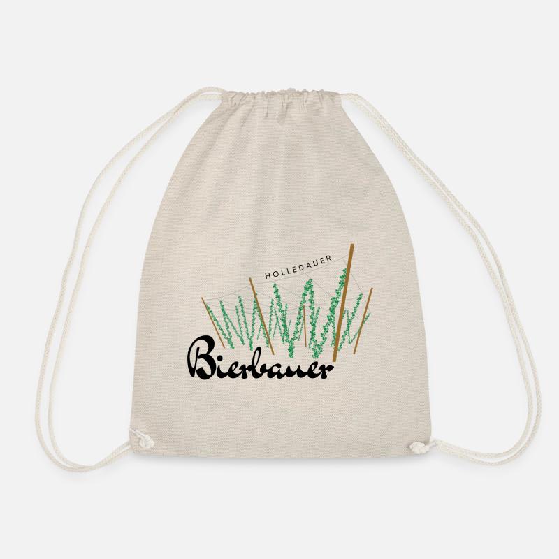 Holledauer Bierbauer - Drawstring Bag - nature