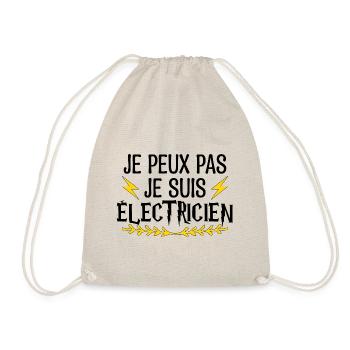 Électricien meilleur Électricien métier électrique - Sac de sport léger - nature - Devant