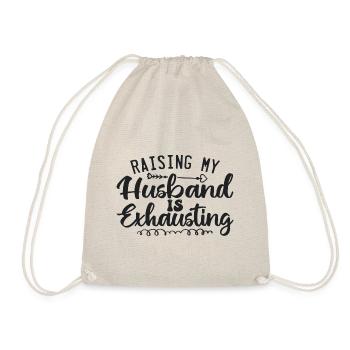 Raising My Husband Is Exhausting - Sac de sport léger - nature - Devant