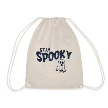 Stay Spooky Halloween Ghost - Drawstring Bag - nature - Front