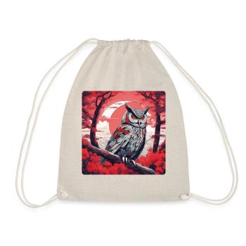 Hibou d’anime la nuit - Sac de sport léger - nature - Devant