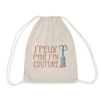 Je Peux Pas J'ai Couture - Sac de sport léger - nature - Devant