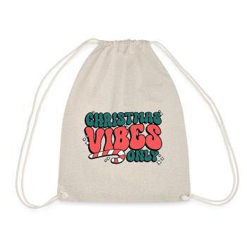 Christmas Christmas Mood Candy Cane - Drawstring Bag - nature - Front