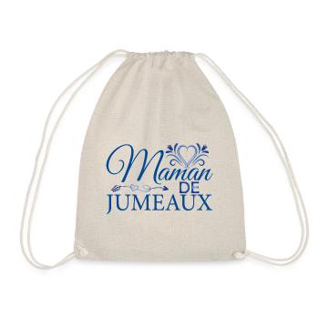 Maman de jumeaux la meilleure Maman fête des mères - Sac de sport léger - nature - Devant