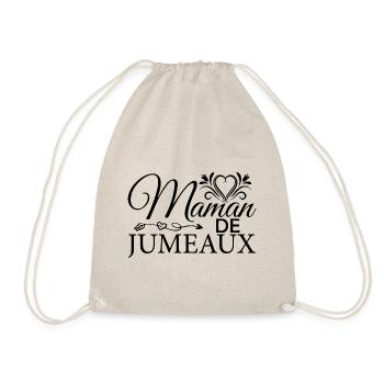 Maman de jumeaux la meilleure Maman fête des mères - Sac de sport léger - nature - Devant