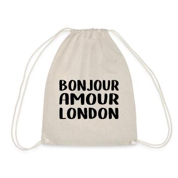 Bonjour Amour London - Sac de sport léger - nature - Devant