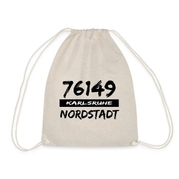 76149 Karlsruhe Nordstadt - Turnbeutel - Natur - Vorne