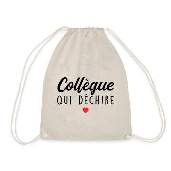 Collègue Qui Déchire - Sac de sport léger - nature - Devant