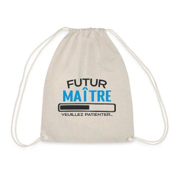 Futur Maître Idée Cadeau Futur Maître - Sac de sport léger - nature - Devant