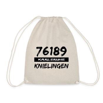 76189 Karlsruhe Knielingen - Turnbeutel - Natur - Vorne