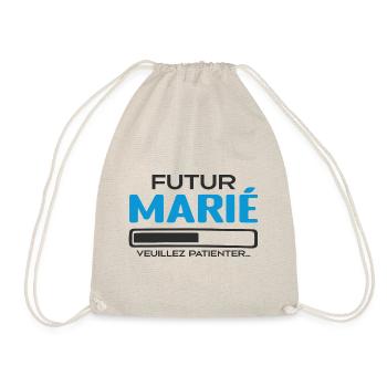 Futur Marié Idée Cadeau Futur Marié - Sac de sport léger - nature - Devant