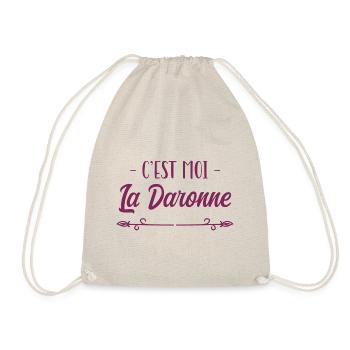 c'est moi La Daronne, la Mère, hymne à la mère. - Sac de sport léger - nature - Devant
