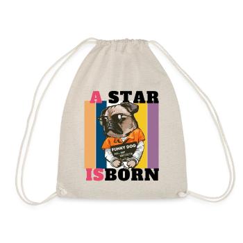 A STAR IS BORN FUNKY DOG - Sac de sport léger - nature - Devant