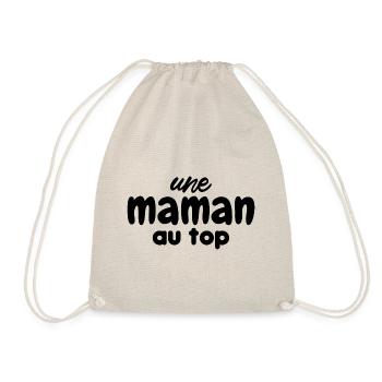 Une Maman Au Top - Sac de sport léger - nature - Devant