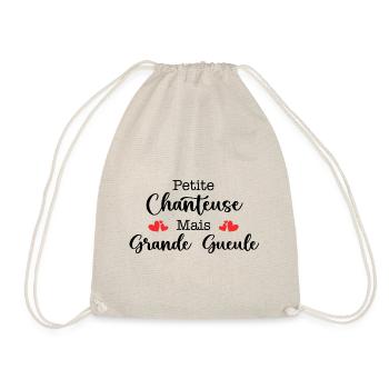 Petite Chanteuse Mais Grande Gueule - Sac de sport léger - nature - Devant