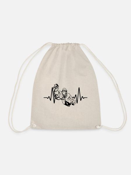 Heartbeat Doctor Doctor Emergency Doctor Nurse - Sac de sport léger - nature