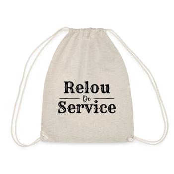 Le relou de service, humour - Sac de sport léger - nature - Devant