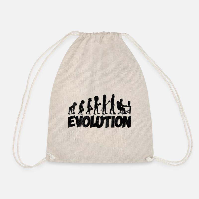 Computer Nerd Evolution - Turnbeutel - Natur