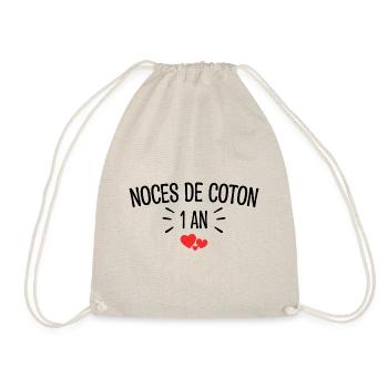 Noces de Coton - Sac de sport léger - nature - Devant