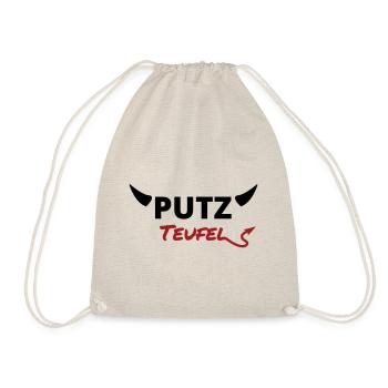 Putzteufel - Turnbeutel - Natur - Vorne