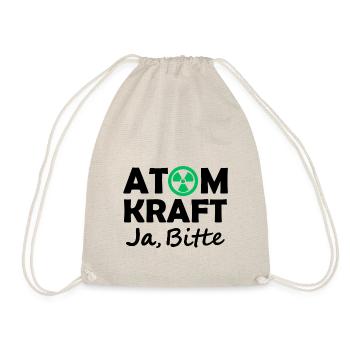 Nuclear Power, Yes Please, Yes to Nuclear Energy - Drawstring Bag - nature - Front