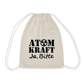 Atomkraft, Ja bitte, Ja zu Kernenergie - Turnbeutel - Natur - Vorne
