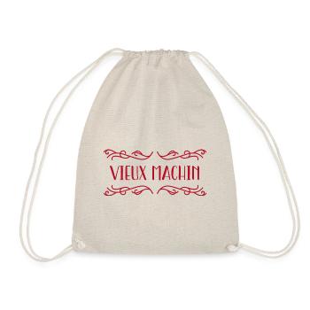Vieux Machin Humour Anniversaire Homme - Sac de sport léger - nature - Devant