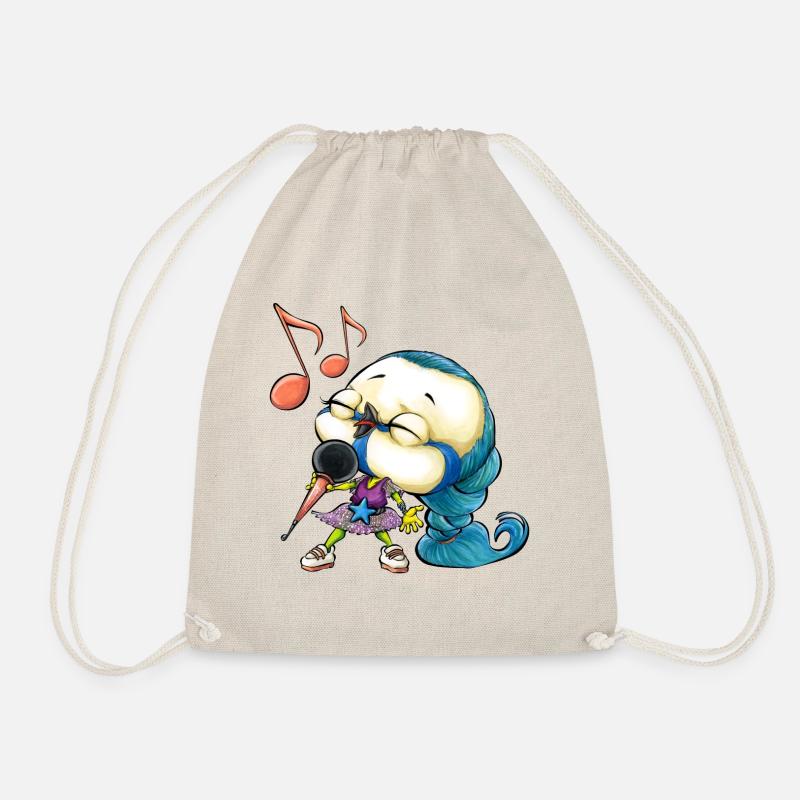 Pretty singer "Jeem Creations" - Drawstring Bag - nature