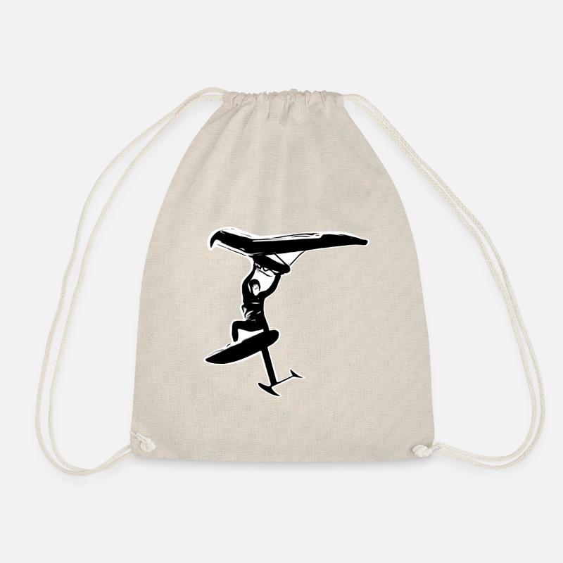 Wingfoil Jump - Turnbeutel - Natur